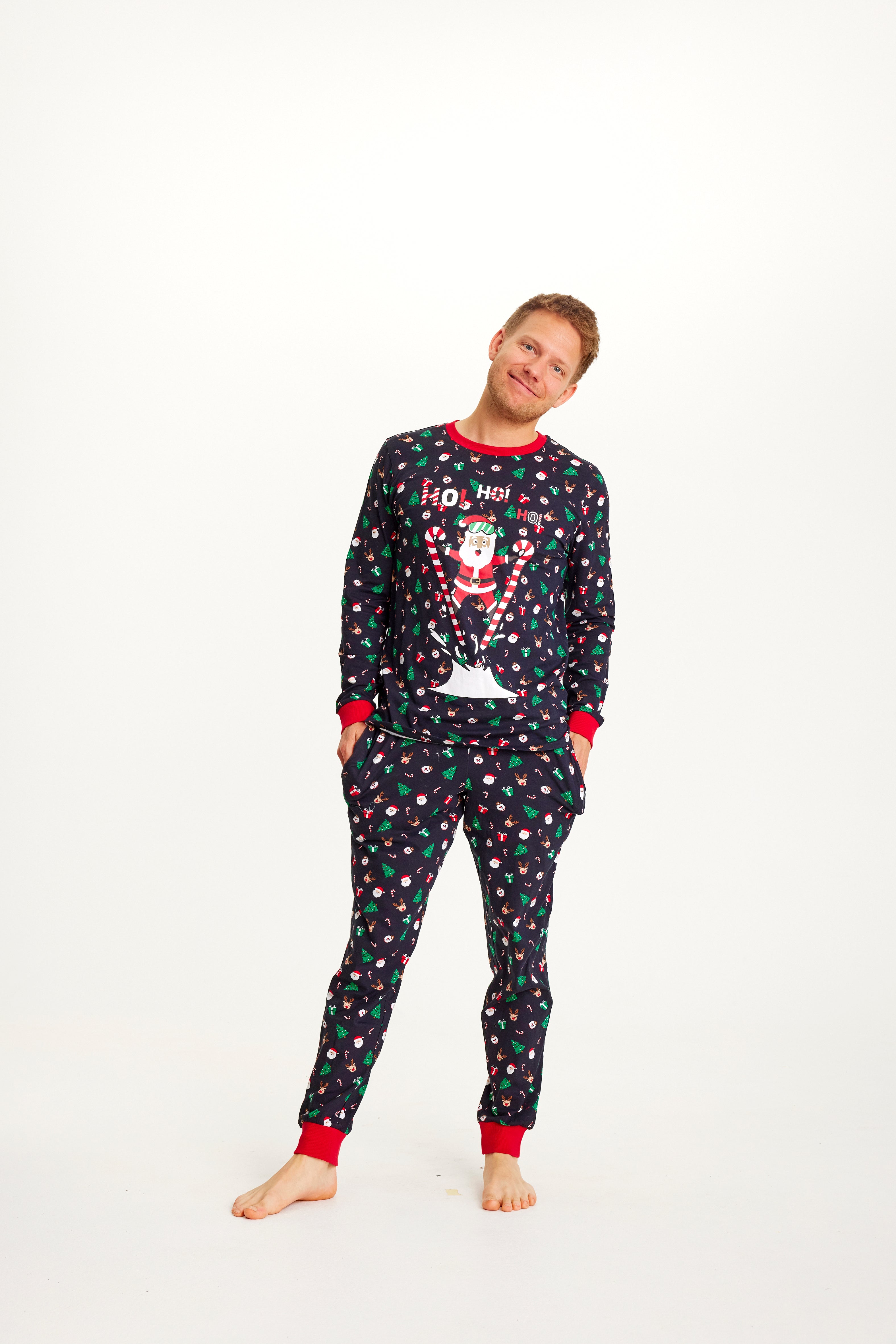 Flying Santa Pajamas - Men